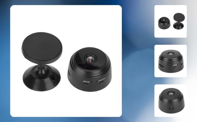 Mini Caméra de Sécurité 1080P avec Angle de Vue 150° | Surveillance Discrète et Performante